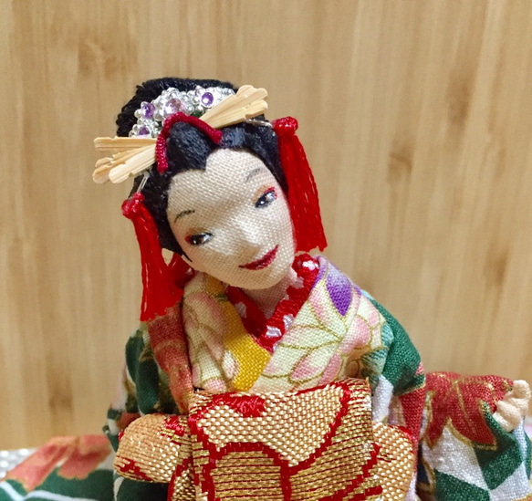 花魁（着物の人形） 2枚目の画像