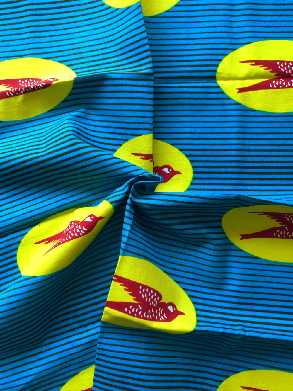 送料込】アフリカ布 90cm/ツバメ柄155 生地 makhana 通販｜Creema  