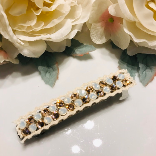 1600円→1400円！スワロフスキーバレッタ2つセット☆ バレッタ nori