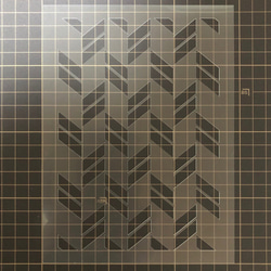 ☆和風地紋　菱形 ステンシルシート　型紙　図案　NO270 5枚目の画像