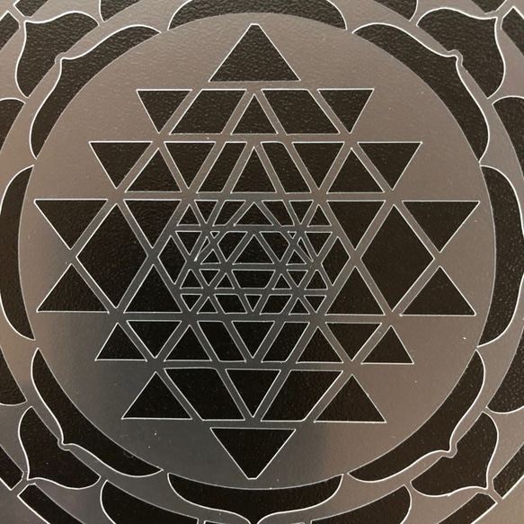 ☆神聖幾何学模様　ヤントラ　 No812 　ステンシルシート　型紙　図案 5枚目の画像