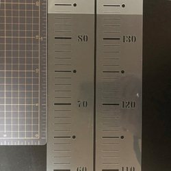 身長メジャー60～160センチ　手作りの身長計に　ステンシルシート　型紙 図案　NO813 8枚目の画像