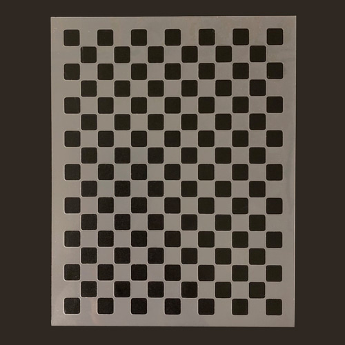 市松紋様 和風地紋25番 ステンシルシート 型紙 図案 NO255 型紙 moji