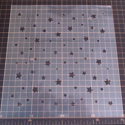 地紋8番　星柄　ステンシルシート　型紙 図案　NO208 4枚目の画像