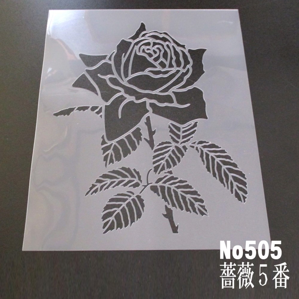 カントリーワゴン　セゾンドローズ  薔薇のステンシル カントリーワゴンセゾンドローズ 薔薇のステンシル