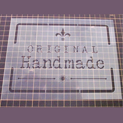 ☆Original　Handmade　ステンシルシート　型紙 図案　NO375 2枚目の画像