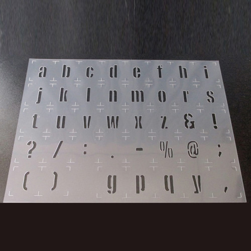 ☆2枚セット アルファベット大文字小文字 ボストントラフィック