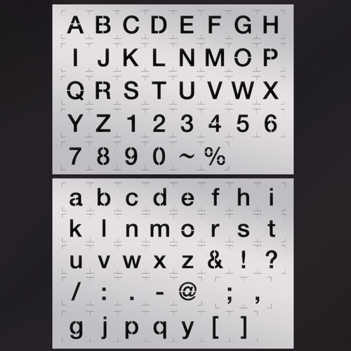 シジックス アルファベット ダイ クラシック ステンシル シジックス sizzix アルファベット ダイ classic - メルカリ