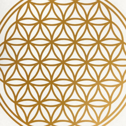 フラワーオブライフ「生命の花」神聖 幾何学模様　ステッカー 色選べます。 7枚目の画像