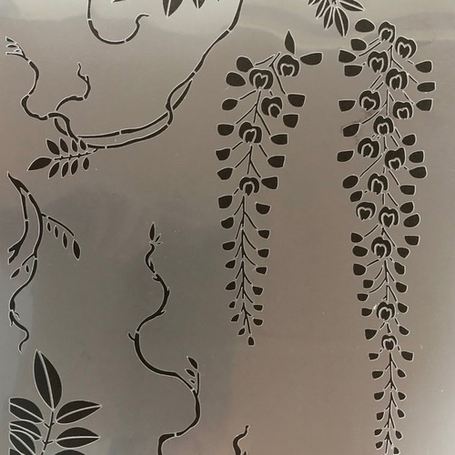 ステンシルシート藤真様