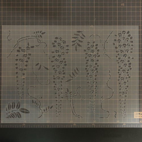 ステンシルシート藤真様