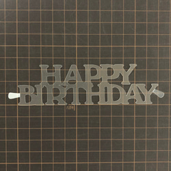 ☆Happy Birthday お誕生日用 3枚　ステンシルシート　型紙図案　NO196 6枚目の画像