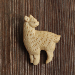 木拉奇木雕羊駝 第2張的照片