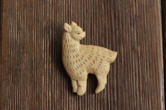 木拉奇木雕羊駝 第2張的照片