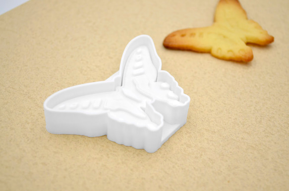 【3Dプリントスタンプクッキー型】アオスジアゲハ 4枚目の画像
