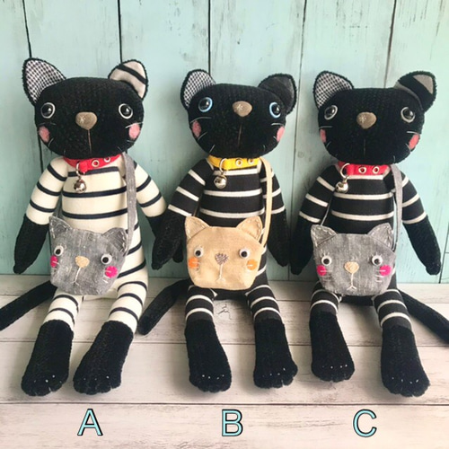 Marimekko ♡ ヴィンテージ ♡ 人形 ぬいぐるみ むぎゅっ♡仲間が増えました！🐶🐱🦊💙／／ デリ丸。ぬいぐるみ