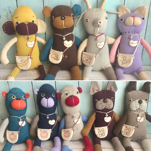 ユニちゃんシリーズ!!【 靴下クマさん❗】ほっこり カワイイ