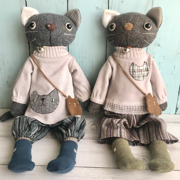 生後２週間♡ふにゃくた♡子猫ちゃん♡アートドール♡ぬいぐるみ♡ 生後2週間♡ふにゃくた♡子猫ちゃん♡アートドール♡ぬいぐるみ