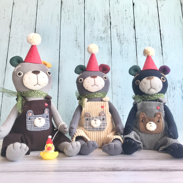 くまポケット!のクマくん❗】クリスマス特別 靴下ぬいぐるみ