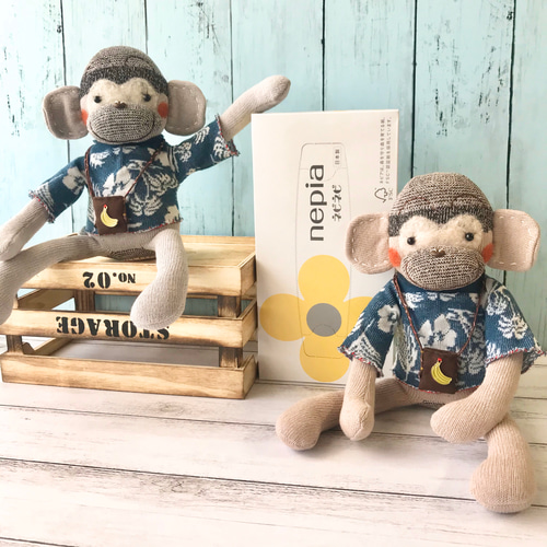 完売☆ペアもんちゃん♡ソックモンキー 完売☆ペアもんちゃん♡ソックモンキー