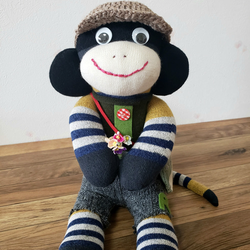 ソックモンキー ❤︎ ちびペア ソックモンキー(ミニモンキー☆ペア