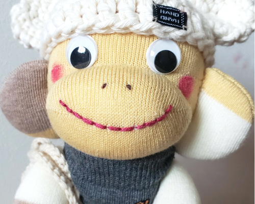 リトルミーのお洋服をきたソックモンキー ぬいぐるみ tree… 通販