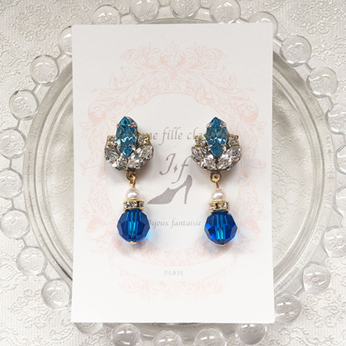 シンデレラブルーカラーピアス ピアス（その他） jeunefilleclasse