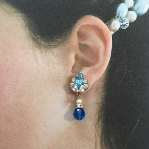 シンデレラブルーカラーピアス ピアス（その他） jeunefilleclasse