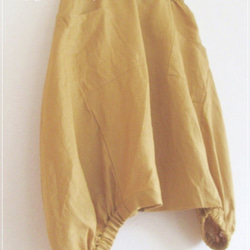 ミモザ* リネンのヘムラインバルーンスカート 6枚目の画像