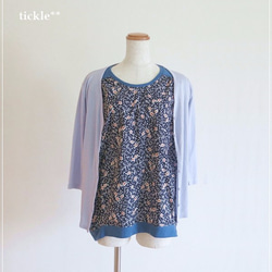 【sale!】Navy flower* CIELプルオーバー 3枚目の画像