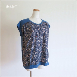 【sale!】Navy flower* CIELプルオーバー 4枚目の画像