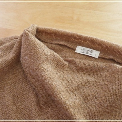 brown* ボトルネックドレープベスト ニット・セーター tickle** 通販 
