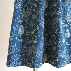 【再販】ターコイズ* 動物の森 すっきりギャザースカート 2枚目の画像