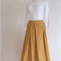 【再販】yellow* フィッシュテールラップスカート 9枚目の画像