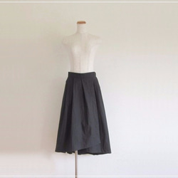 【再販】black* フィッシュテールラップスカート 2枚目の画像
