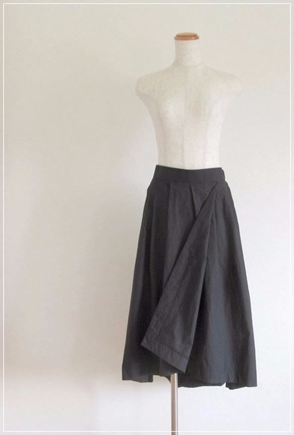【再販】black* フィッシュテールラップスカート 4枚目の画像