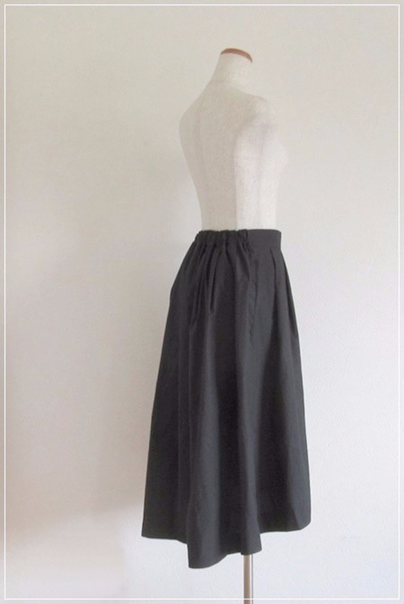 【再販】black* フィッシュテールラップスカート 8枚目の画像