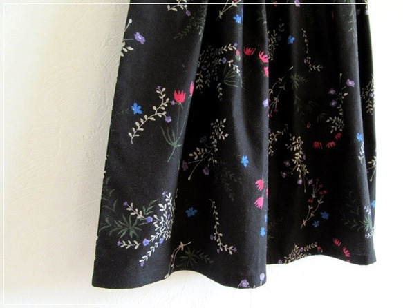 flowers* 春のすっきりギャザースカート 2枚目の画像
