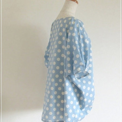 light blue* みずたまドレーププルオーバー 5枚目の画像