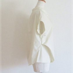 【再販】アイボリー* フロントタックブラウス 8枚目の画像
