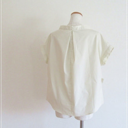 【再販】アイボリー* フロントタックブラウス 10枚目の画像