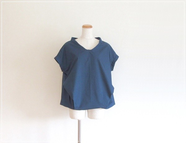 【特集掲載】navy* フロントタックブラウス