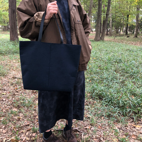 A4サイズ対応・ユニセックス・着物リメイク・大きめショルダートート  