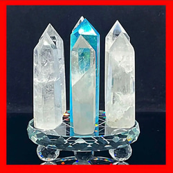 ❗️龍の力で最強魔除け❗️モリオンと水晶の六芒星浄化皿セット① 魔