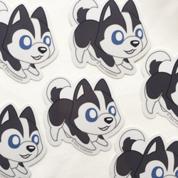 Cute Husky Dog Sticker 3枚目の画像