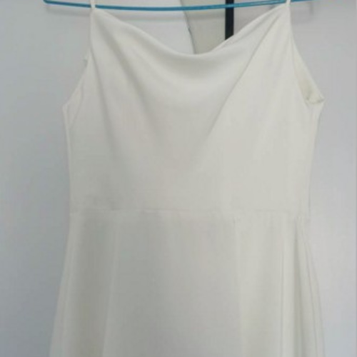 高品質！ ウエディングドレス ホワイト ショートトレーン ボレロ付き  