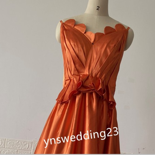 ウエディングドレス テラコッタドレス ウェディング 前撮り 二次会  