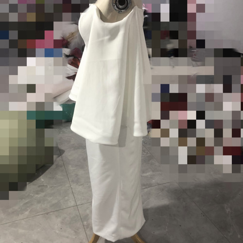 上品！ ウエディングドレス オフショルダー ロング フレア袖 抜群 2次  