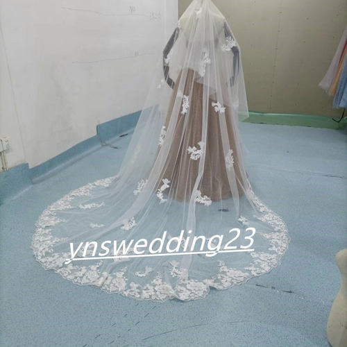 大好評中！ ロングベール コーム付き 花嫁/ウェディングドレス/結婚式 