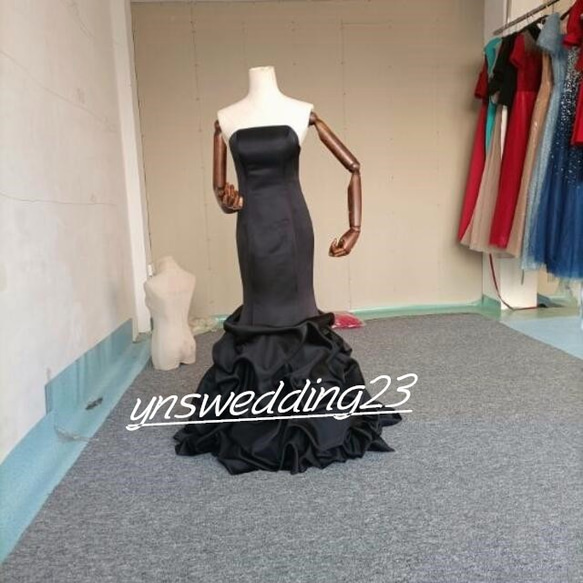 高品質！ 抜群のおしゃれ見え パーティードレス マーメイドライン 2次  